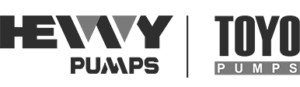 Hevvy Pumps | Toyo Pumps logo in grey