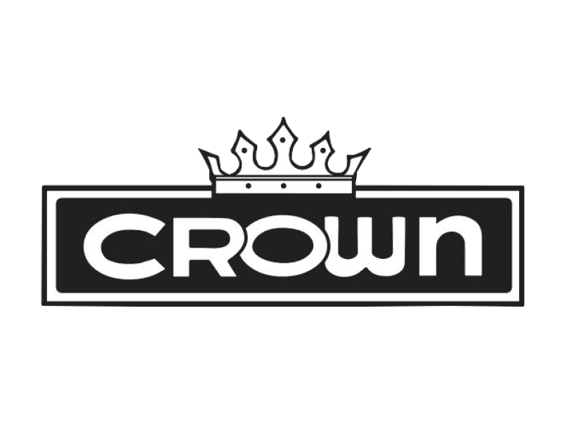 Crown Pumps logo in back