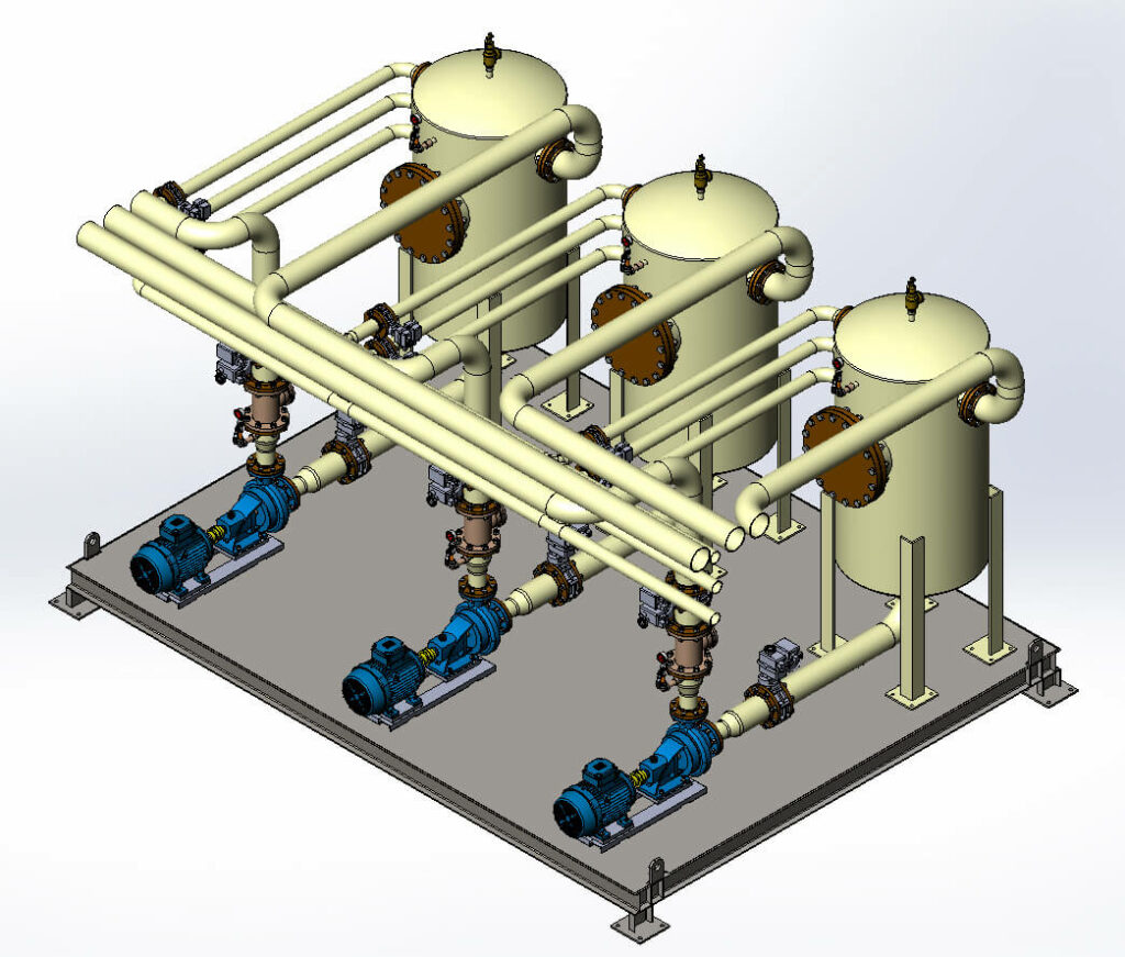 A water filtration system - skid proposal package for Raw Water Handling Systems