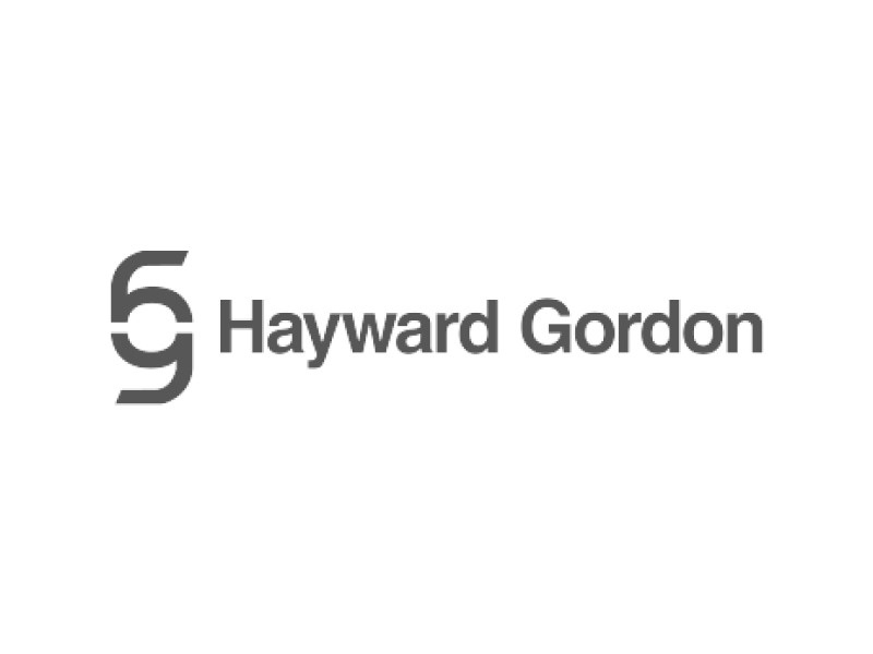 Hayward Gordon Pump logo in greyscale