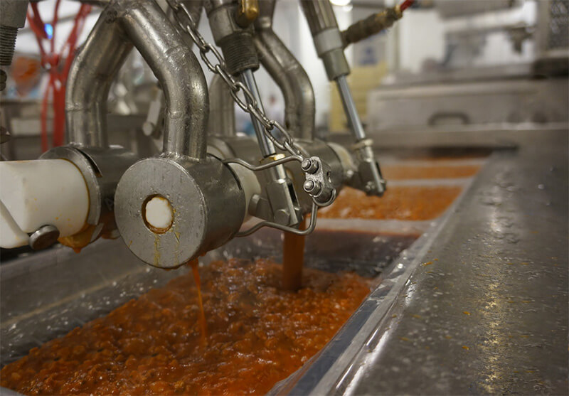 A condiment factory that uses rotating equipment supplied by Arroyo Process