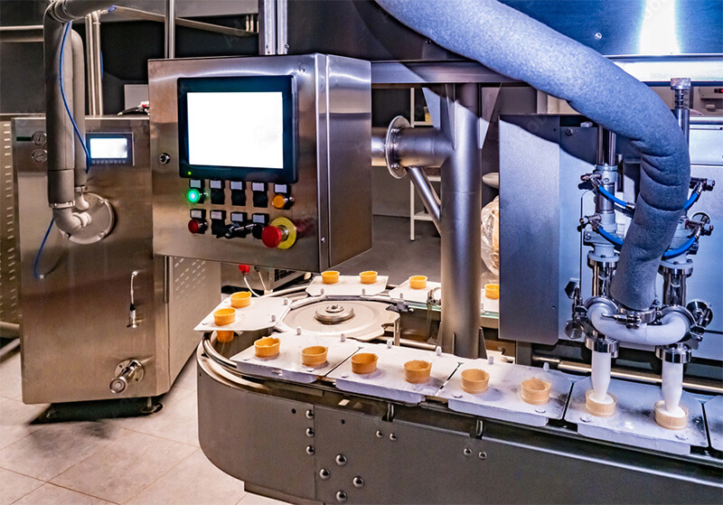 A factory that manufacturers flavorings using rotating equipment sourced by Arroyo Process