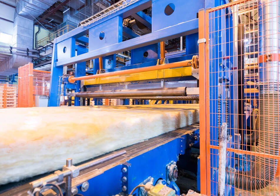 Insulation manufacturing facility that uses rotating equipment sourced by Arroyo Process