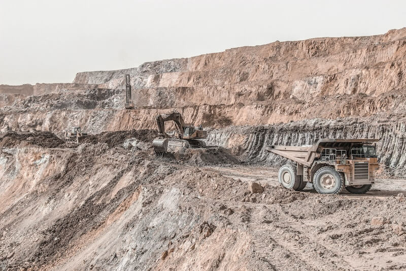 An active mineral mining using the rotating equipment sourced by Arroyo Process