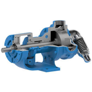 A cross-section of a Viking Pump 1124A SERIES™ pump
