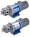 Liquiflo 3-Series Sealed & Mag Drive Gear Pump: Two robust gear pumps, one with a sealed drive and the other with a magnetic drive, ideal for handling corrosive and hazardous liquids.