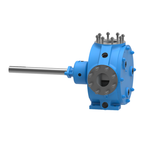 Viking Pumps 34 Series™ used in asphalt pumps applications, designed for low-pressure transfer of asphalt and other heavy materials in industrial settings.
