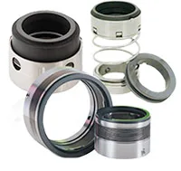 Assortment of Flexaseal compressor seals, featuring various designs for efficient sealing in high-pressure and high-speed compressor applications, ensuring optimal performance and reliability.