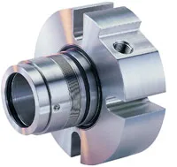 Flexaseal dual cartridge mechanical seal showing a detailed cross-section, engineered for high-pressure applications and enhanced safety in hazardous environments.