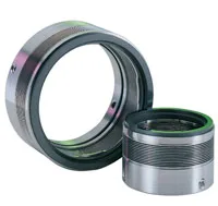 Close-up view of a Flexaseal edge-welded metal bellows seal, providing a high-performance, flexible solution suitable for thermal and mechanical stresses.