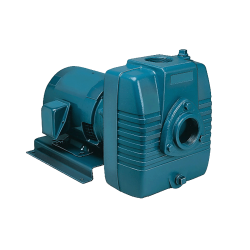 Barnes CU/ICU/CCE self-priming pump with enclosed motor and compact horizontal design, ideal for commercial and light industrial fluid transfer applications.
