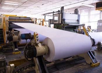 A paper manufacturing facility tha uses rotating equipment sourced by Arroyo Process